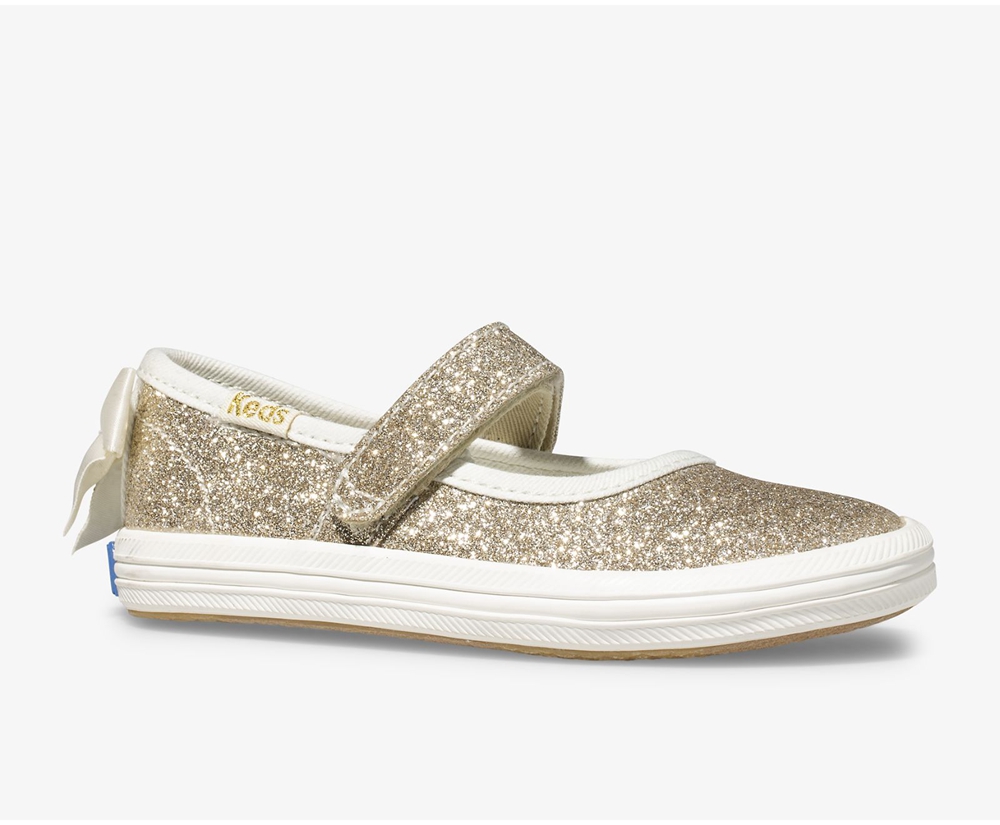 Slip Ons Keds Niña Dorados - Kate Spade New York Sloane Mj Glitter - 1079-LIGMD